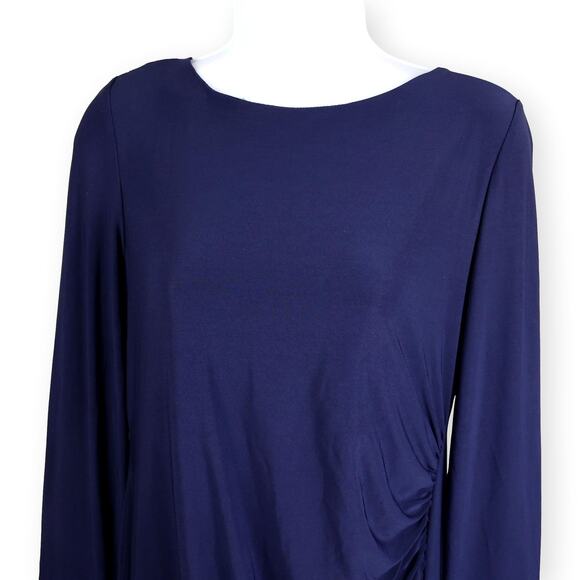 Marina Navy Blue Rhinestone Cocktail Evening Dress 12 - Picture 2 of 8